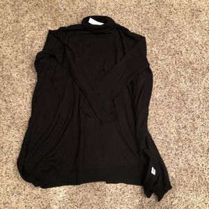 Poncho-Style Turtleneck
